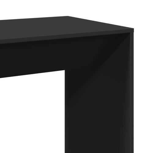 Barbord 102x50x103,5 cm konstrueret træ sort