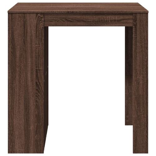 Barbord 102x70x103,5 cm konstrueret træ brun egetræsfarve