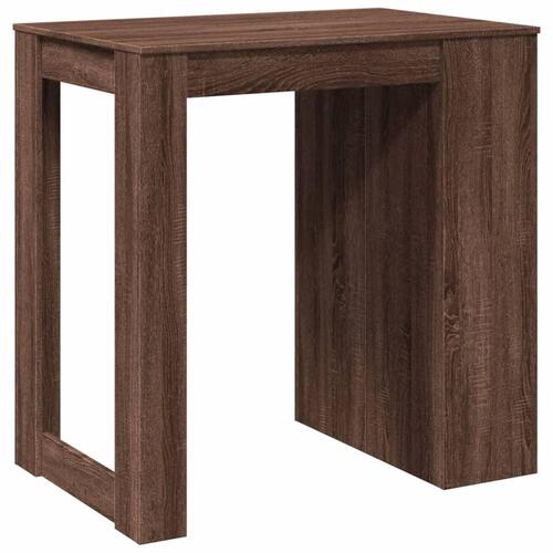 Barbord 102x70x103,5 cm konstrueret træ brun egetræsfarve