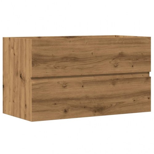 Underskab til håndvask 90 x 38,5 x 45 cm - egetræ