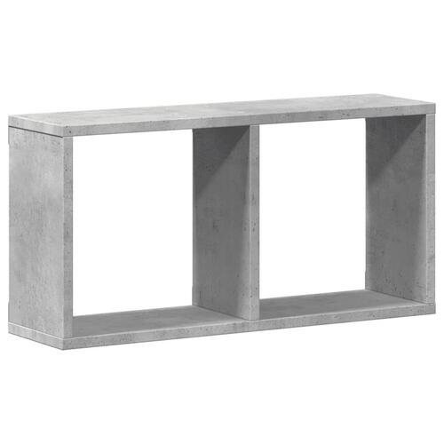 Vægskab 60x16x30 cm konstrueret træ betongrå