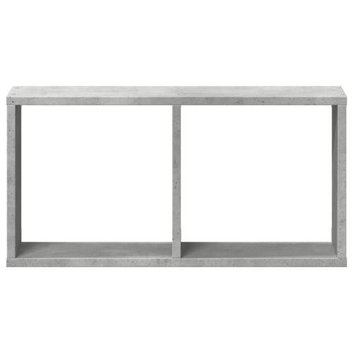 Vægskab 60x16x30 cm konstrueret træ betongrå