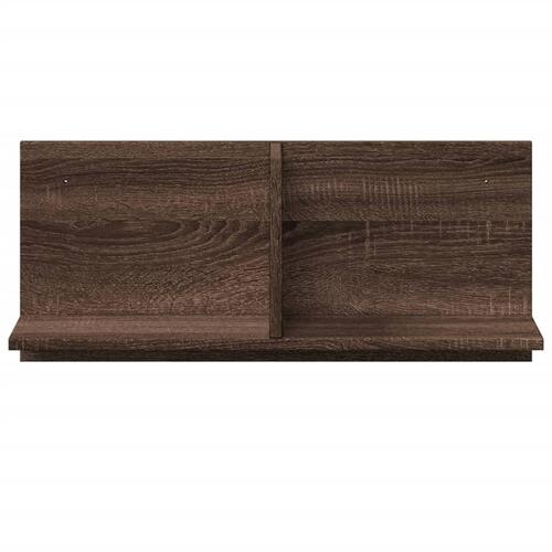 Vægskab 70x16,5x30 cm konstrueret træ brun egetræsfarve