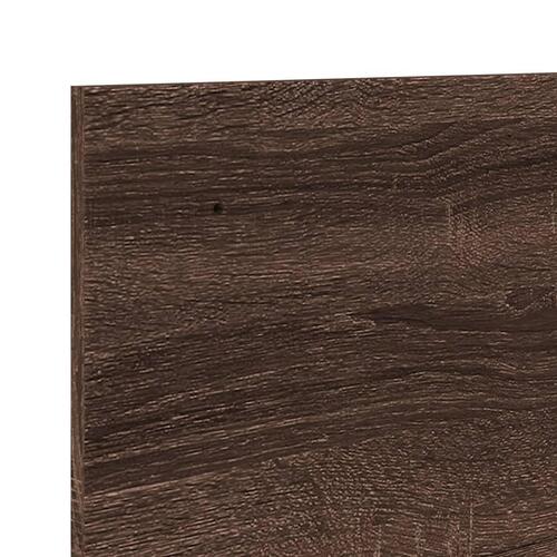 Vægskab 70x16,5x30 cm konstrueret træ brun egetræsfarve