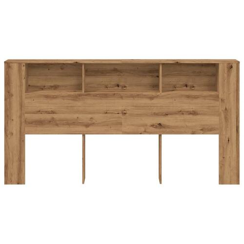 Sengegavl med opbevaring 200x18,5x102,5 cm konstrueret træ