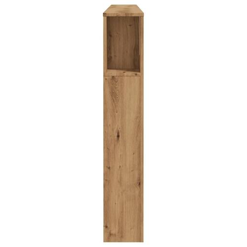 Sengegavl med opbevaring 200x18,5x102,5 cm konstrueret træ