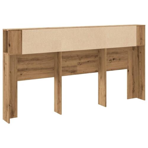 Sengegavl med opbevaring 200x18,5x102,5 cm konstrueret træ