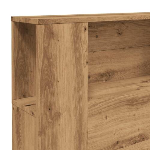 Sengegavl med opbevaring 200x18,5x102,5 cm konstrueret træ
