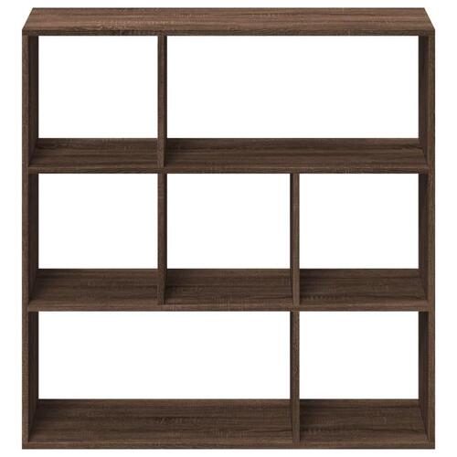 Bogreol/rumdeler 102x29x103,5 cm konstrueret træ brun egetræ