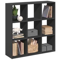 Bogreol/rumdeler 102x29x103,5 cm konstrueret træ sort