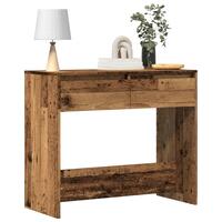 Konsolbord 89x41x76,5 cm konstrueret træ antikt træ