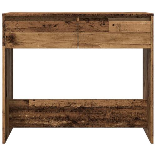 Konsolbord 89x41x76,5 cm konstrueret træ antikt træ