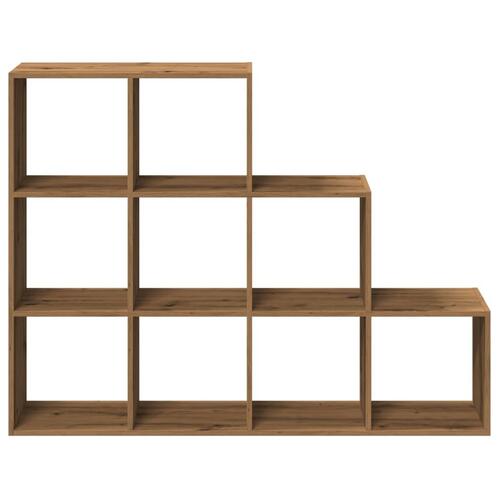 Bogreol/rumdeler 137,5x29x103,5 cm konstrueret træ kunsteg