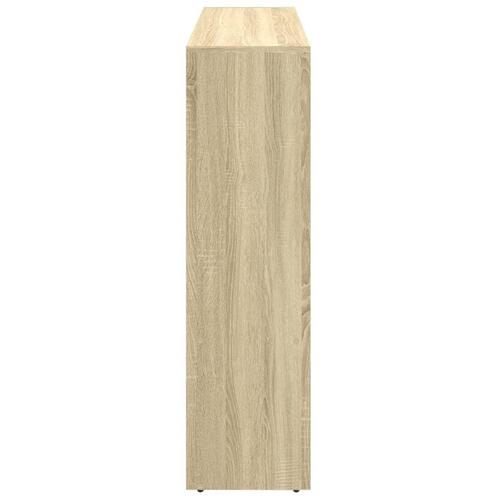 Bogreol/rumdeler 137,5x29x103,5 cm konstrueret træ sonoma-eg