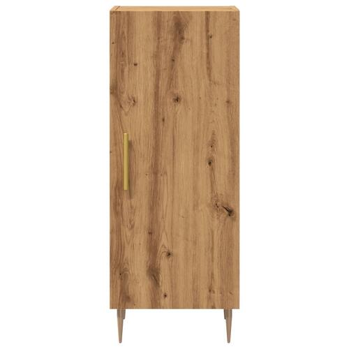 Skab 34,5x34x90 cm konstrueret træ kunsteg
