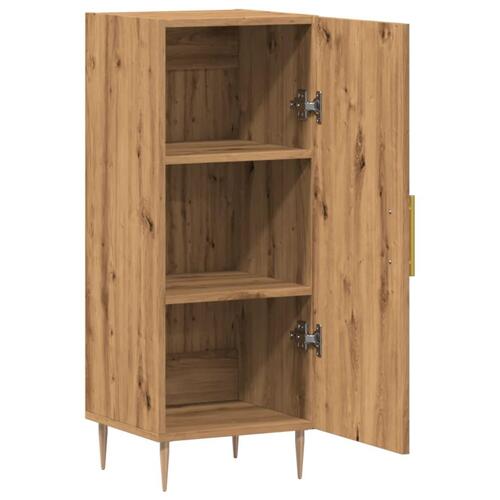 Skab 34,5x34x90 cm konstrueret træ kunsteg