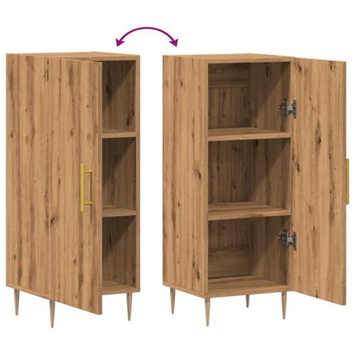 Skab 34,5x34x90 cm konstrueret træ kunsteg