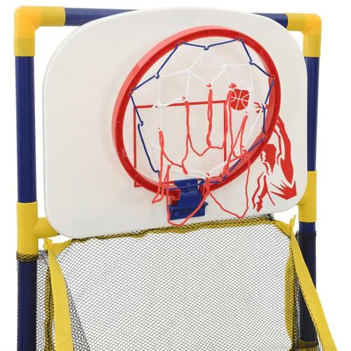 Basketballsæt med bold og pumpe 45x86x127 cm arkadestil