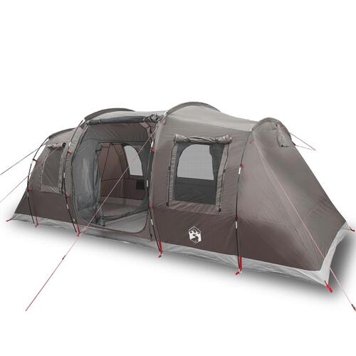 4-personers campingtelt vandafvisende brun