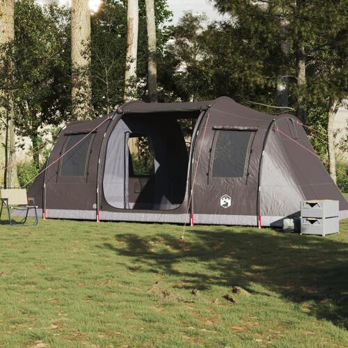 4-personers campingtelt vandafvisende brun