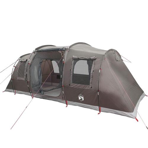 4-personers campingtelt vandafvisende brun