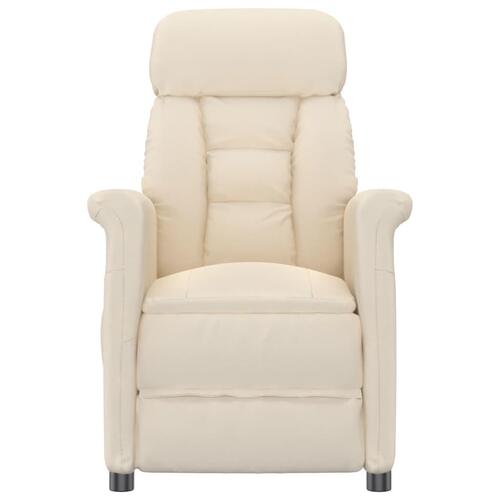 Massagestol mikrofiberstof beige