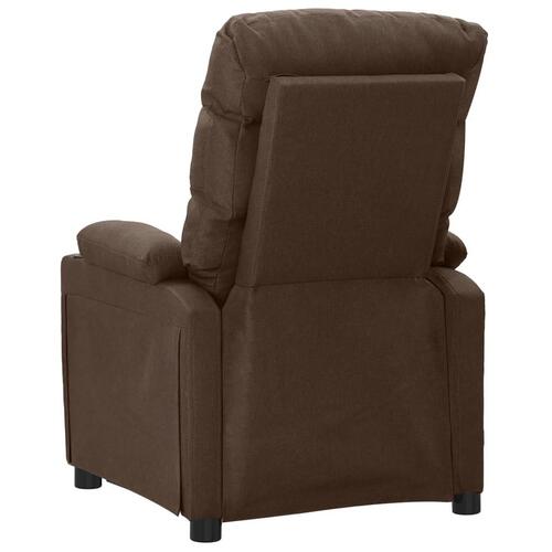 Massagestol stof brun