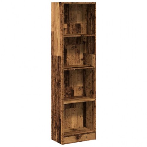 Bogreol 40 x 24 x 176 cm - antikt træ