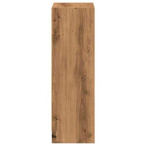Bogreol 40×24×76 cm i konstrueret træ - egetræsfarve
