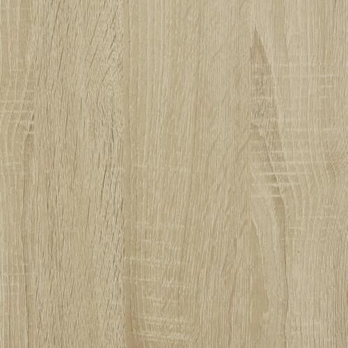 Bogreol 80x24x109 cm konstrueret træ sonoma-eg