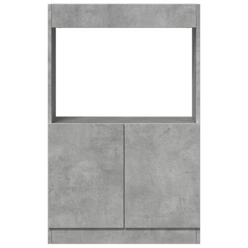 Skab 63x33x100 cm konstrueret træ betongrå