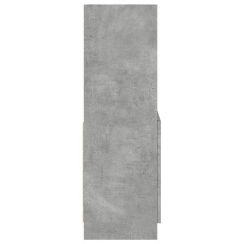 Skab 63x33x100 cm konstrueret træ betongrå