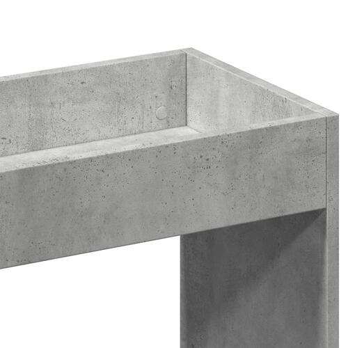 Skab 63x33x100 cm konstrueret træ betongrå