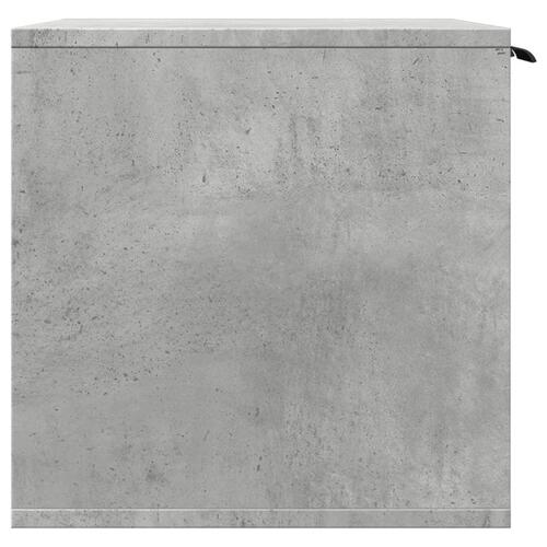 Toiletskjuler kattebakke 60x40x40 cm konstrueret træ betongrå