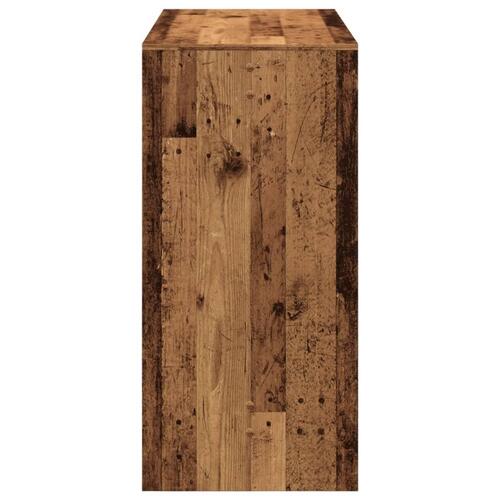 Barbord 102x50x103,5 cm konstrueret træ gammelt trælook