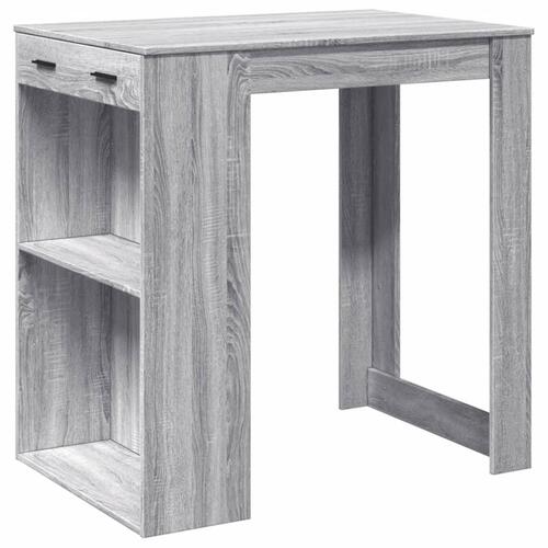Barbord 102x70x103,5 cm konstrueret træ grå sonoma-eg