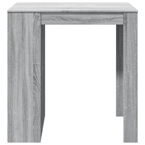 Barbord 102x70x103,5 cm konstrueret træ grå sonoma-eg
