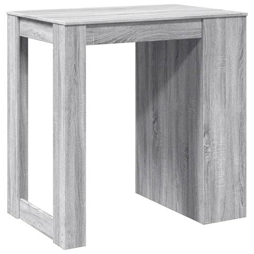 Barbord 102x70x103,5 cm konstrueret træ grå sonoma-eg