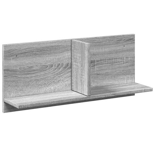 Vægskab 70x16,5x30 cm konstrueret træ grå sonoma-eg