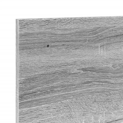 Vægskab 70x16,5x30 cm konstrueret træ grå sonoma-eg