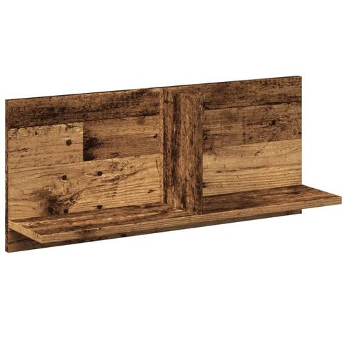 Vægskab 70x16,5x30 cm konstrueret træ antikt træ