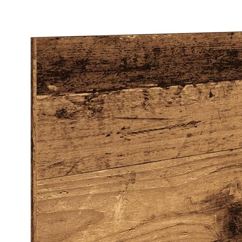 Vægskab 70x16,5x30 cm konstrueret træ antikt træ