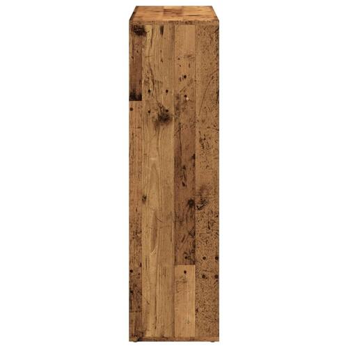 Bogreol/rumdeler 102x29x103,5 cm konstrueret træ antikt træ