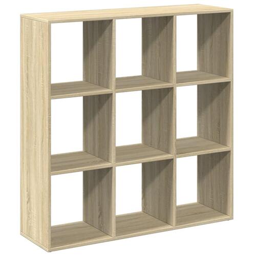 Bogreol/rumdeler 102x29x103,5 cm konstrueret træ sonoma-eg