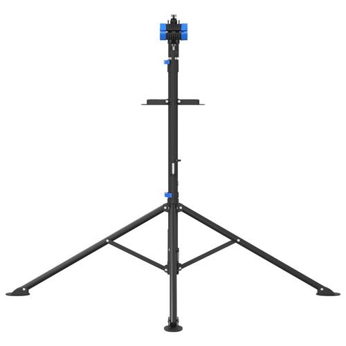 Reparationsstativ til cykler 108-188 cm foldbart stål blå