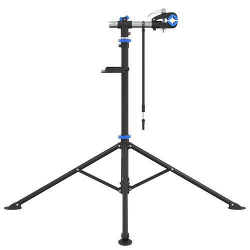 Reparationsstativ til cykler 108-188 cm foldbart stål blå