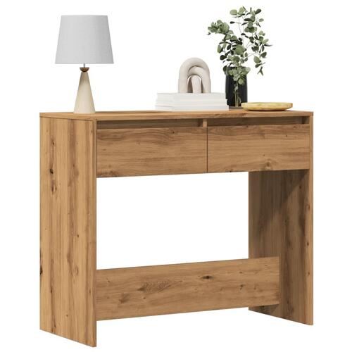Konsolbord 89x41x76,5 cm konstrueret træ kunsteg