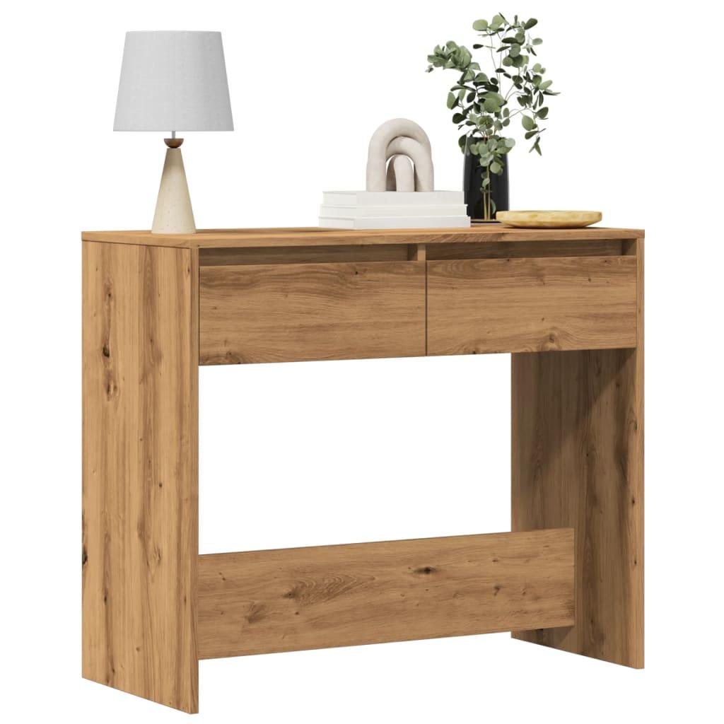 Konsolbord 89x41x76,5 cm konstrueret træ kunsteg