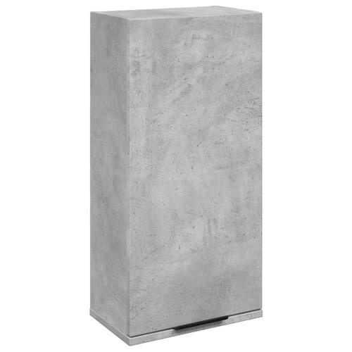 Væghængt badeværelsesskab 32x20x67 cm betongrå