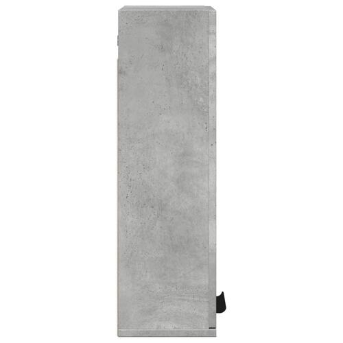 Væghængt badeværelsesskab 32x20x67 cm betongrå